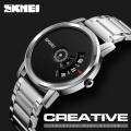 skmei men laisure business black watch custom logo